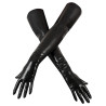 The Latex Collection Gants longs en latex Tenue Bdsm Noirs